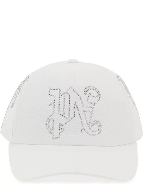 PALM ANGELS pa monogram baseball cap