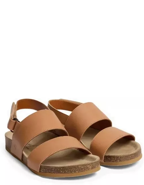 Agostino beige leather sandal