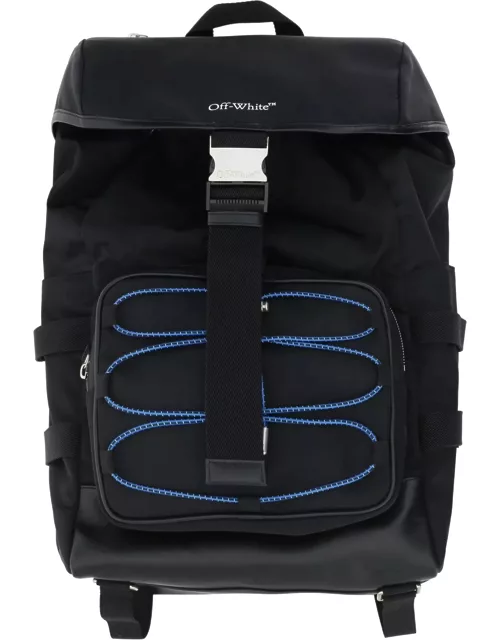 Off-White Nylon Backpack With Logo