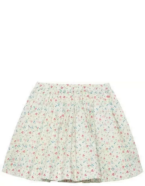 Powder pink cotton Suzon skirt