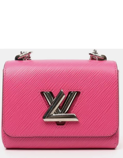 Louis Vuitton Pink Epi Leather Twist Mini Shoulder Bag