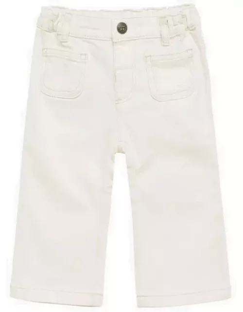 White cotton trouser