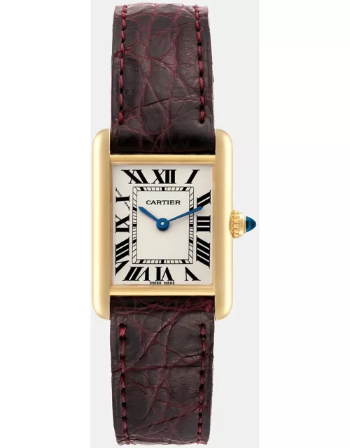 Cartier Tank Louis Small Yellow Gold Ladies Watch 22 m