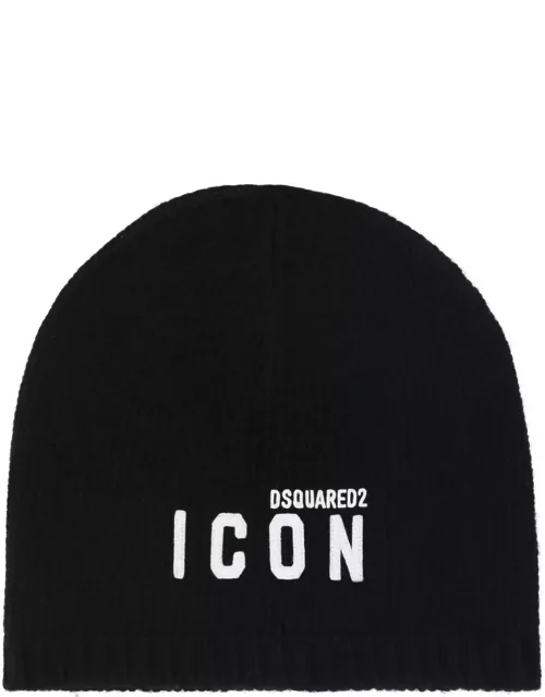 Dsquared2 Icon Logo Embroidered Beanie