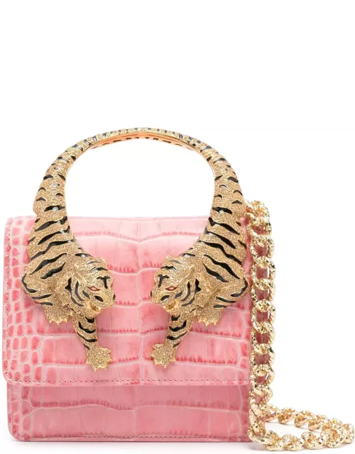 Roberto Cavalli Rose Pink Roar Tote Bag