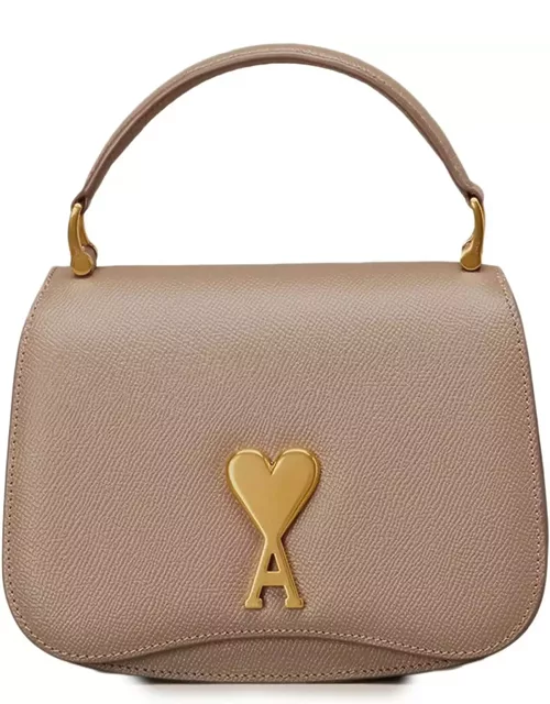 Ami Alexandre Mattiussi Mini Paris Paris Bag In Grained Leather