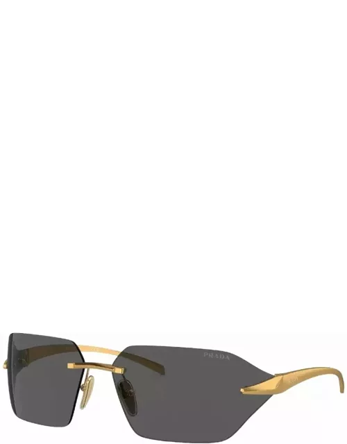 Prada Eyewear Spr A 56 - Gold Sunglasse