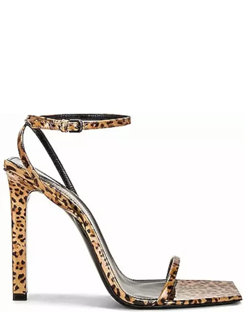 Saint Laurent Pam 110 Leopard Sandal
