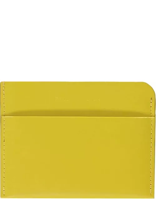 Dries Van Noten Logo Detail Leather Card Holder
