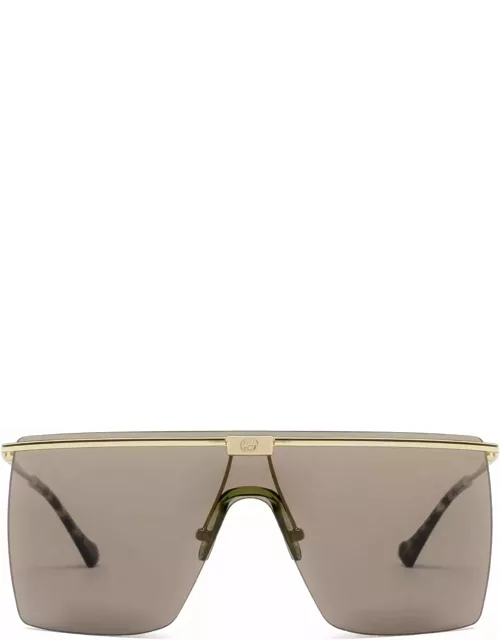 Gucci Eyewear Gg1096s Gold Sunglasse