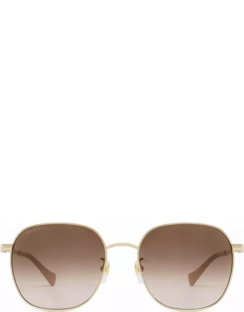 Gucci Eyewear Gg1142sa Gold Sunglasse