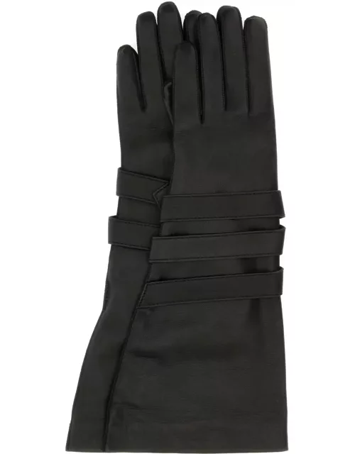 Saint Laurent Black Leather Glove