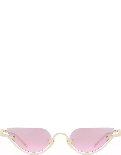 Gucci Eyewear Gg1603s Gold Sunglasse