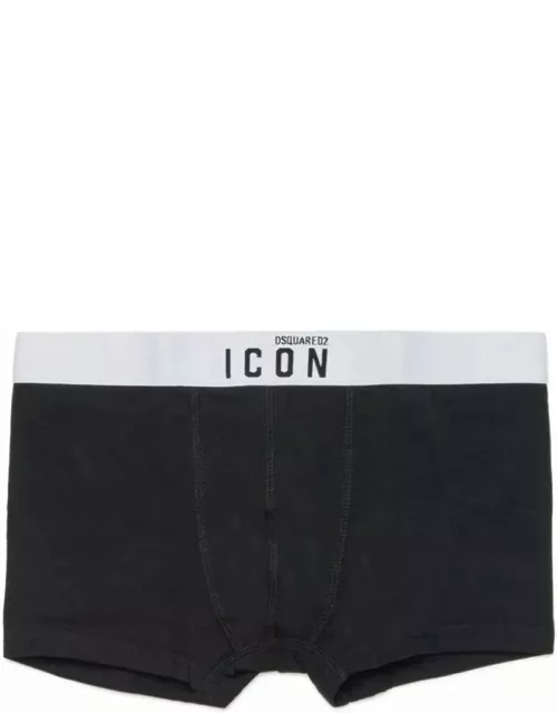 Dsquared2 Black Boxer With White Logo Band