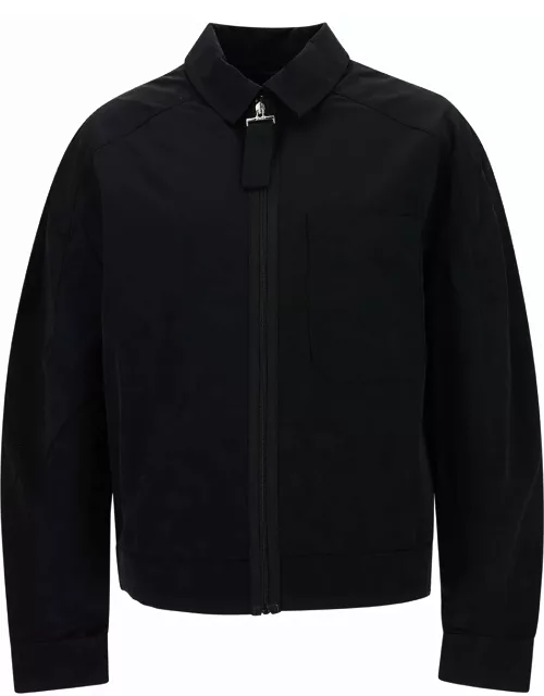 Jacquemus Zip-up Jacket With Tonal Logo Embroidery
