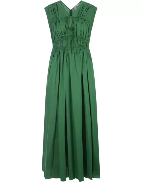 Diane Von Furstenberg Gillian Dress In Signature Green