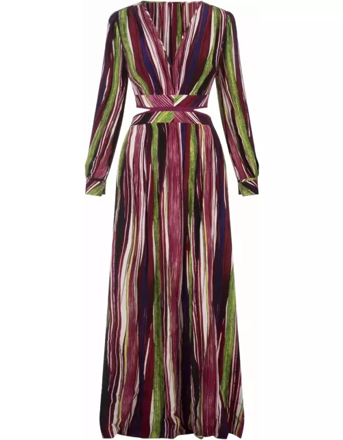 Diane Von Furstenberg Jenifer Dress In Reeds Pink