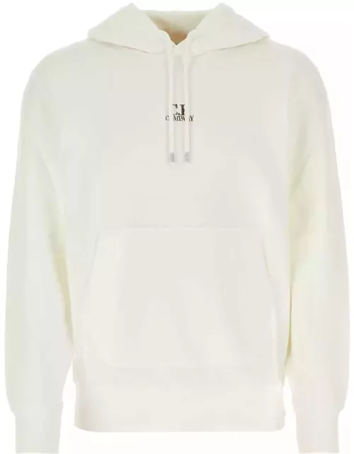 C.P. Company White Cotton Sweatshirt