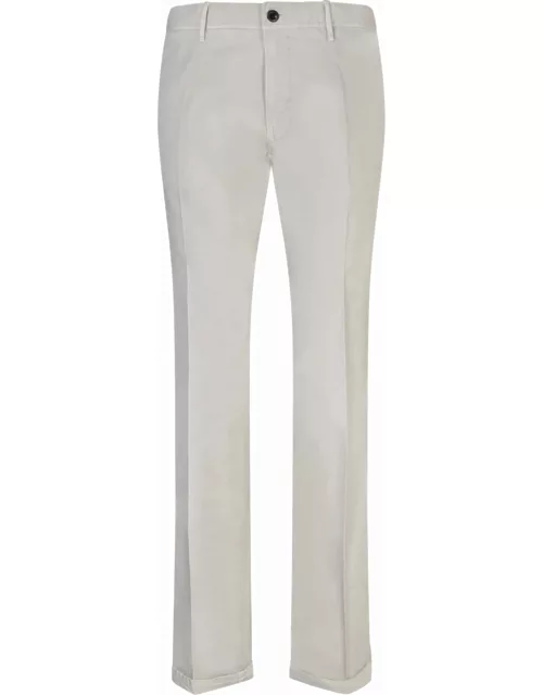 Incotex Light Grey Elegant Trouser