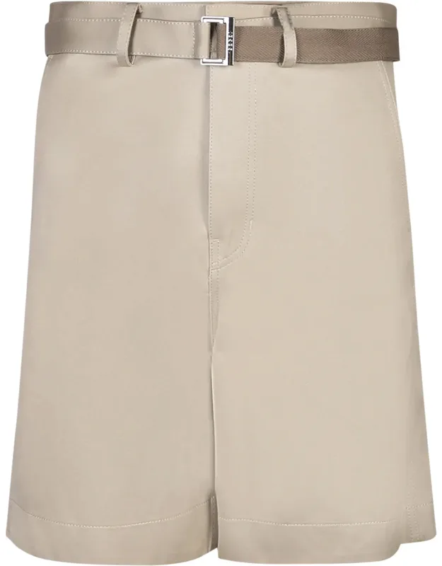 Sacai Beige Chino Bermuda Short