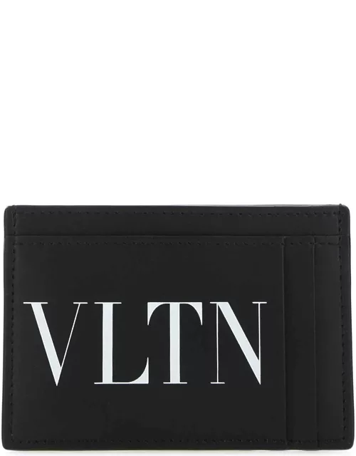 Valentino Garavani Black Leather Card Holder