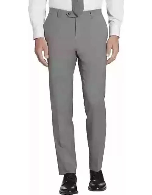 Tommy Hilfiger Modern Fit Men's Suit Separates Twill Pants Pearl Grey Twil