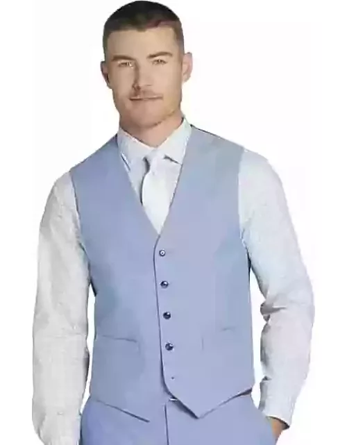 Tommy Hilfiger Modern Fit Solid Men's Suit Separates Pants Light Blue