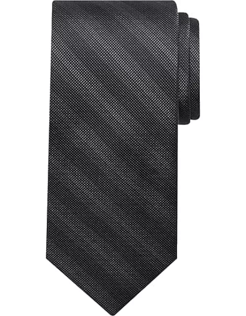 Pronto Uomo Men's Dot Stripe Tie Black