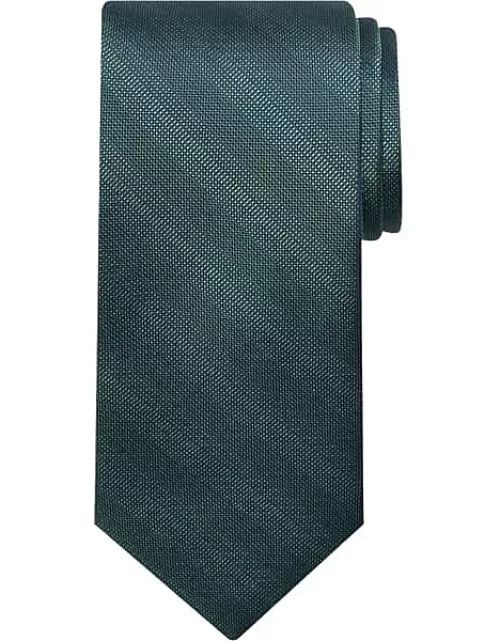Pronto Uomo Men's Dot Stripe Tie Green