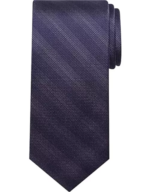 Pronto Uomo Men's Dot Stripe Tie Purple