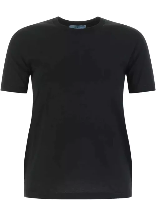 Prada Black Cotton T-shirt Set