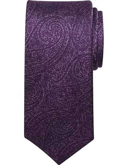Pronto Uomo Men's Secret Paisley Tie Pruple