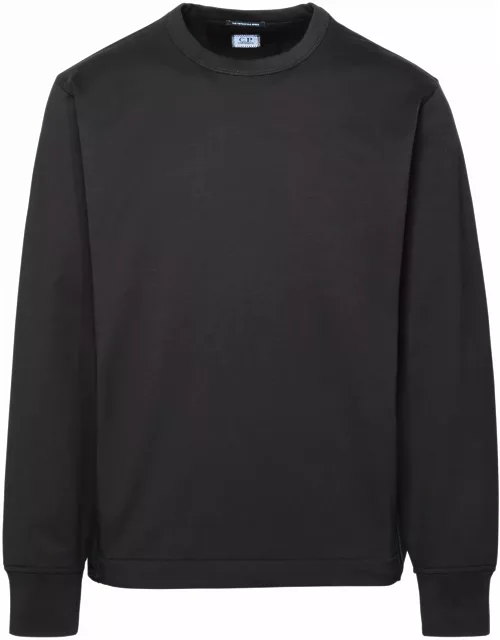 C.P. Company Black Cotton Blend Sweatshirt