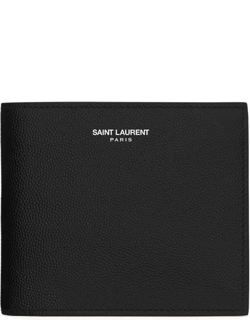 Saint Laurent Wallet In Leather With Coin Purse