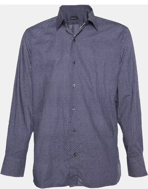 Tom Ford Polka Dot Button Front Shirt