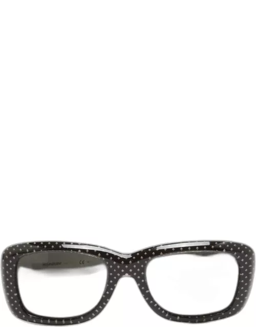 Saint Laurent Black/White Printed 2320/S Rectangular Sunglasse