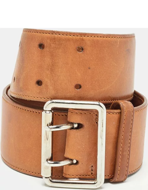 Ralph Lauren Brown Leather Buckle Belt