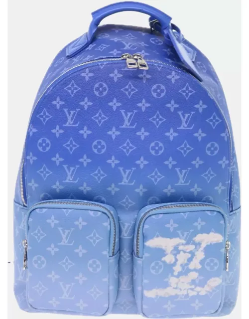 Louis Vuitton Blue Multipocket Backpack Limited Edition Monogram Clouds backpack bag