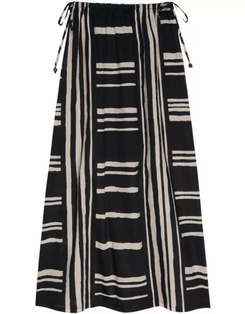 Rails Beech Cotton Skirt - Island Stripe