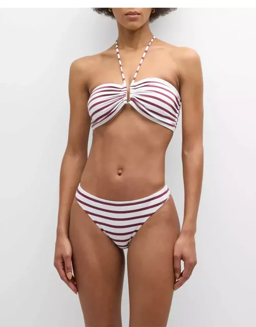 Amber Striped Bikini Bottom