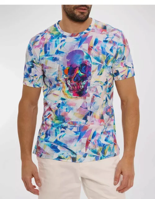 Men's Kaleidoskull Graphic Crewneck T-Shirt