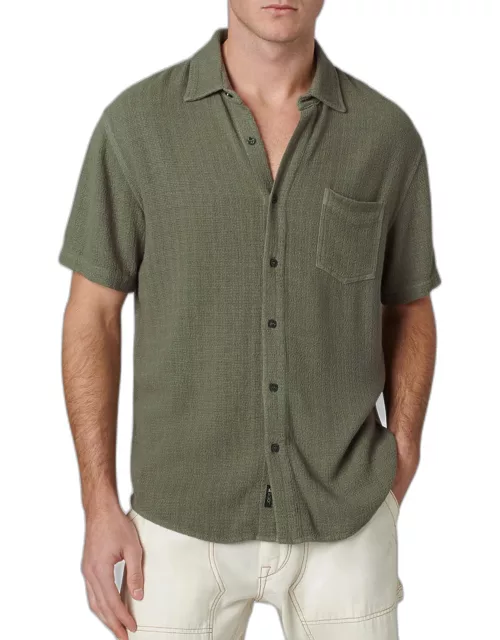 Men's Scott Cotton Short-Sleeve Shirt