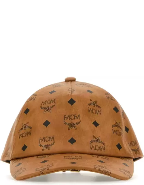 MCM Printed Canvas Baseball Cap