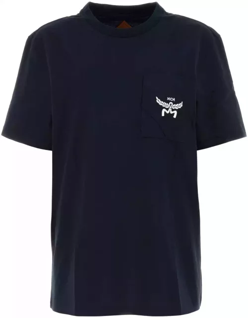 MCM Midnight Blue Cotton T-shirt