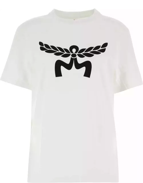 MCM White Cotton T-shirt