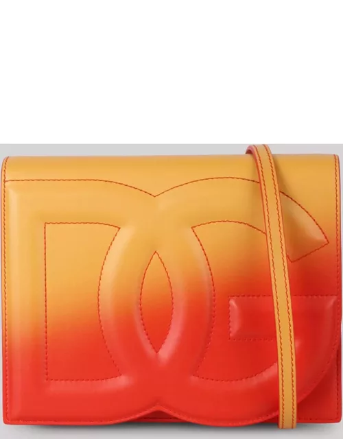 Dolce & Gabbana Logo-embossed Ombrè-print Crossbody Bag