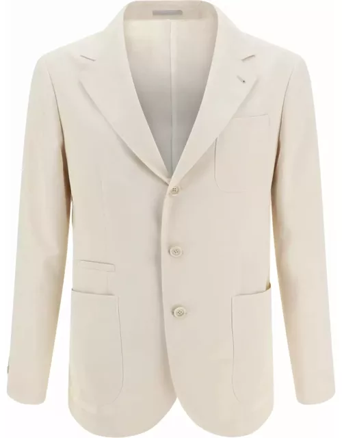 Brunello Cucinelli Deconstructed Jacket With Patch Pocket