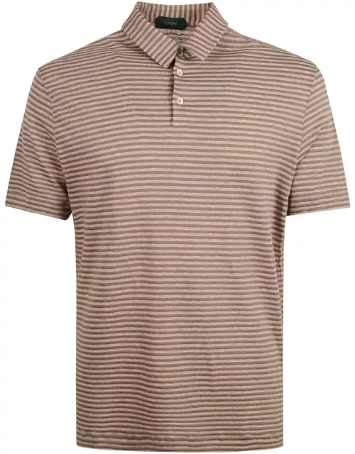 Zanone Regular Stripe Polo Shirt