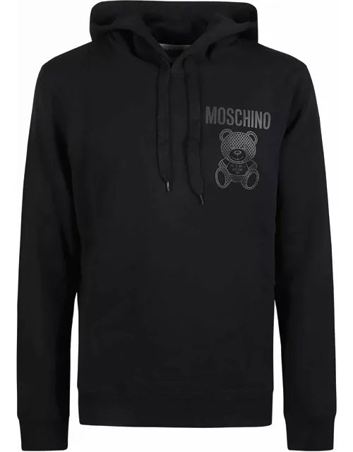 Moschino Logo Drawstringed Hoodie