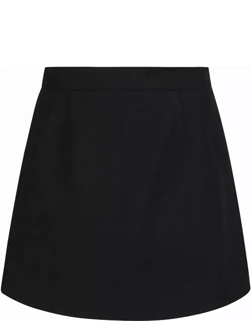 Patou Back Zip Skirt